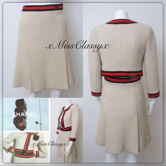 ✨Authentic Rare Vintage CHANEL Ad Campaign Runway Skirt - Picture 3 of 13